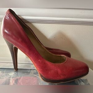 Nine West Deep Red Heels